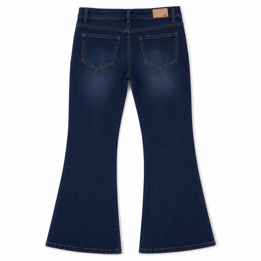 Women's Premium Lace-Up Denim Jeans